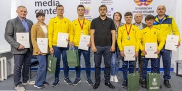 Переможців і призерів перших Європейських шкільних ігор єдиноборств відзначили у Тернополі
