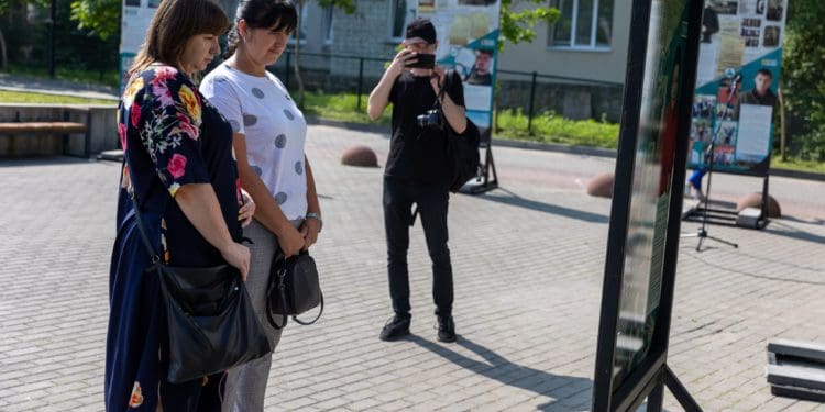 У Тернополі відкрили виставку «Комунізм = Рашизм», яку підготував Архів національної пам’яті