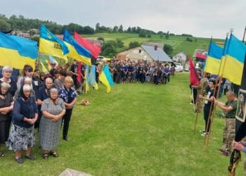Із захисником України Богданом Нагребецьким попрощалися у Козівській громаді