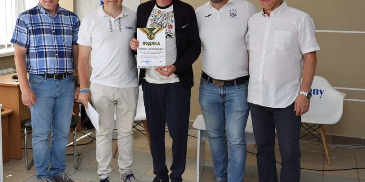 Урочисте нагородження футбольних фахівців у ТНПУ