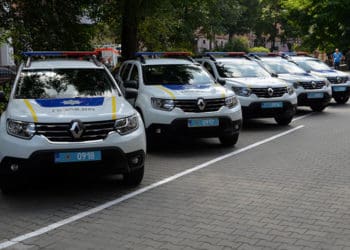 Нові автомобілі отримали поліцейські, які несуть службу у громадах Тернопільщини