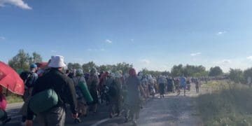 Хресна хода прихильників упц мп зайшла на територію Тернопільської області