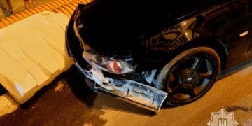 “Прихильник форсажу” потрапив у ДТП у центрі Тернополя, де ремонтують дорогу