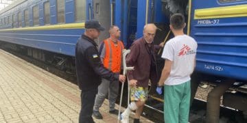 Евакуаційний потяг прибув на Тернопільщину