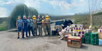 Андрій Ярема, Юрій Ханін та Ігор Гуда відвідали українських військових