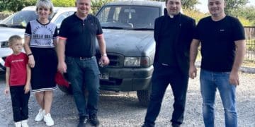 на передову машину придбали жителі Байковецької громади