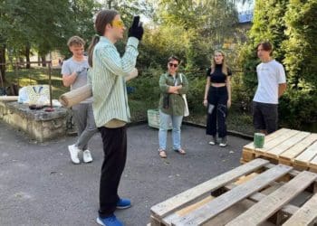 Активні тернополяни облаштували перший сквер на "Новому світі"