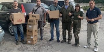 Продукти та ліки від «Української команди» отримали воїни на Запорізькому, Лиманському та Херсонському напрямках