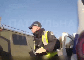 чоловік посеред дороги зупиняв патрульних і просив про допомогу