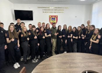 Учні Юнацького Корпусу Поліції "Бережанські шерифи" відвідали з екскурсією Тернопільський коледж