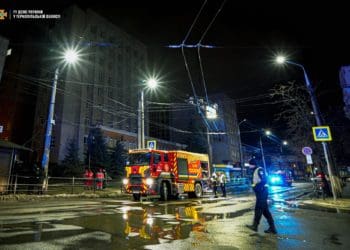 У Тернополі горів "Будинок правосуддя"