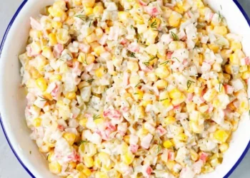 Новий рецепт смачного крабового салату