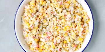 Новий рецепт смачного крабового салату