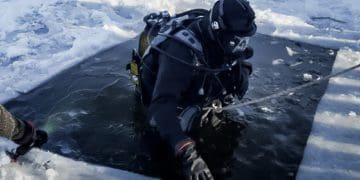 З-під замерзлого ставка на Кременеччині дістали тіло жінки