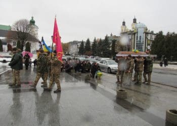 На щиті повернувся до Почаївської громади захисник України Олександр Горевич