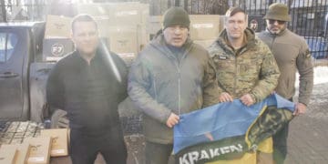 Розвідники підрозділу «Kraken» отримали дрони та зігріваючі набори від «Української команди»