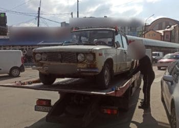 евакуювали жигулі