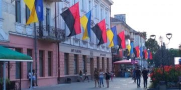 Послуги з вивішування та знімання прапорів на вулицях Тернополя обійдуться містянам у сто тисяч