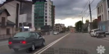 Водія, який перетнув подвійну суцільну і поїхав по зустрічній смузі у Тернополі, знайшли патрульні