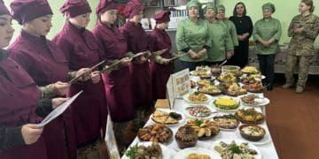 Цілий стіл страв виключно з картоплі приготували майбутні кухарі Тернопільського коледжу