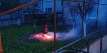 У Тернополі оштрафували чоловіка, який палив сміття та гілки дерев