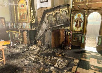 Горіла церква у селі Потутори на Бережанщині