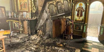 Горіла церква у селі Потутори на Бережанщині