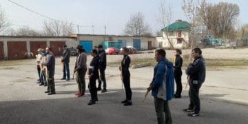 Базові правила тактики ведення бою освоювали учасники навчання від Центру готвоності цивільних у Тернополі