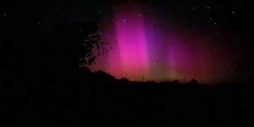 В Україні помітили північне сяйво