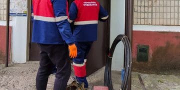 Робота спеціалістів. Фото Водоканал