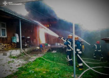 У Бережанах сталася масштабна пожежа