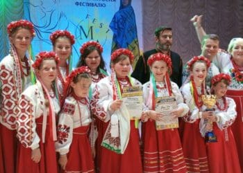 Дитячий фольклорний ансамбль "Любисток" Лановецького будинку культури