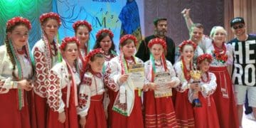 Дитячий фольклорний ансамбль "Любисток" Лановецького будинку культури