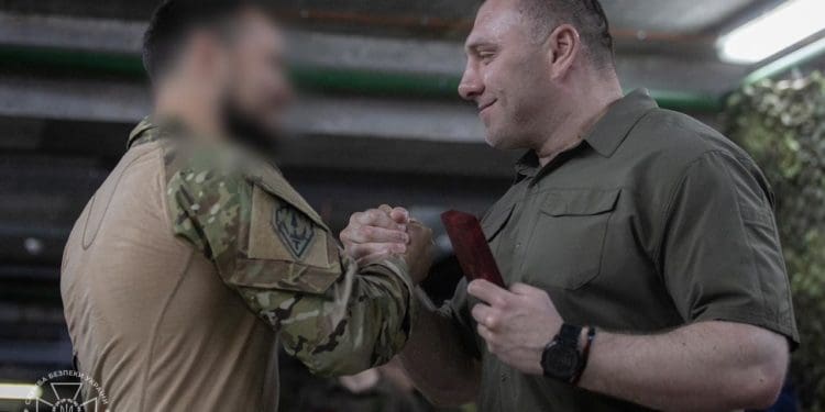 Василь Малюк вручив державні та відомчі нагороди бійцям ЦСО «А» СБУ