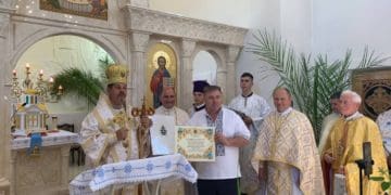 У церкві села Нагірянці на Чортківщині освятили іоностас та нагородили мецената