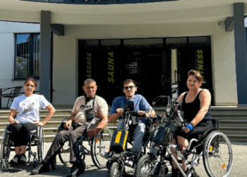 На базі спорткомплексу «Текстильник» у Тернополі відбуваються тренування з гри Бочче