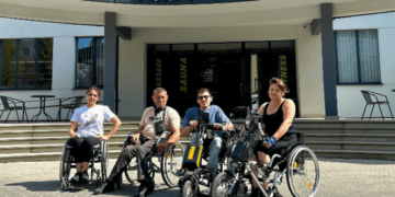 На базі спорткомплексу «Текстильник» у Тернополі відбуваються тренування з гри Бочче