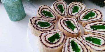 Вафельний рулет "Смарагдові каблучки"