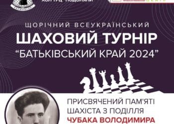 Шаховий турнір «Батьківський край 2024» відбудеться в холі ТРЦ Подоляни