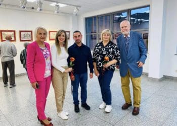 Виставку тернопільського художника Євгена Удіна відкрили у Польщі