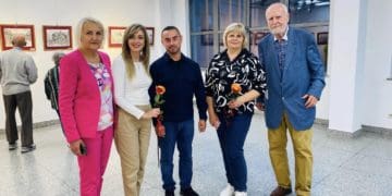Виставку тернопільського художника Євгена Удіна відкрили у Польщі