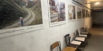 Укриття для учнів у Старому Вишнівці перетворили на пізнавальну фотовиставку