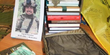 У Тернополі вшанували полеглого Героя Сергія Коновала, присвятивши йому перший бібліотечний урок