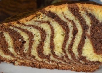 Кекс "Зебра" на кефірі