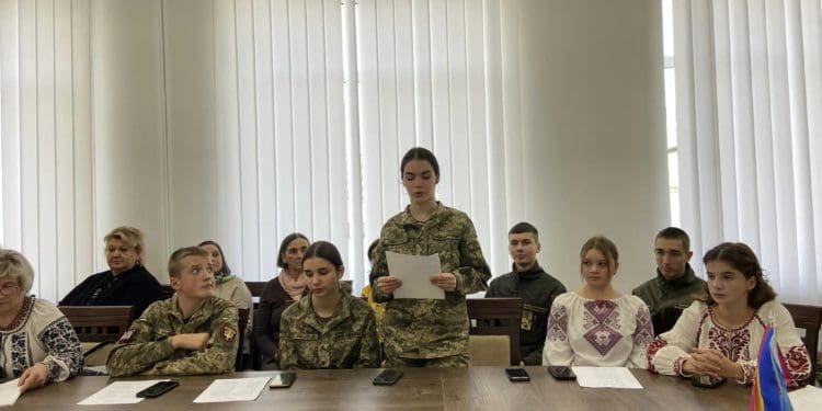 У військовому коледжі Тернополя відбувся патріотичний мовний марафон