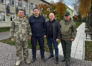 Збараж на Тернопільщині відвідав мер латвійського міста Огре Егілс Хелманіс