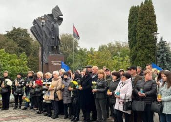 У Тернополоі відкриття меморіальної стели «Воїнам, загиблим за волю України»