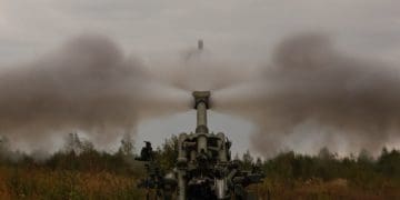 Тернопільські артилеристи знищують ворога американськими гарматами M777