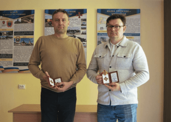 Тернопільські артилеристи подякували керівникам фонду «Престиж Благо» за допомогу