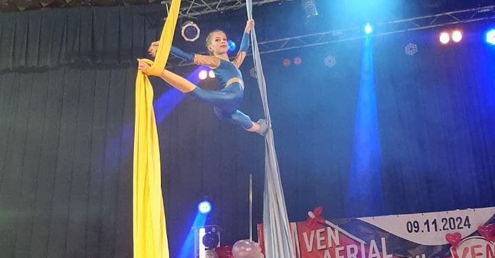 Тернопіль став центром обласних змагань з повітряної гімнастики